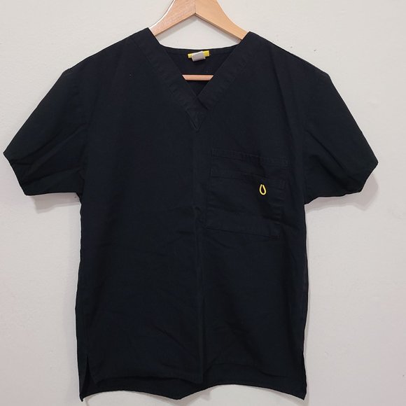 Wink Scrubs Black Scrubs top Women's X-small - Picture 1 of 5